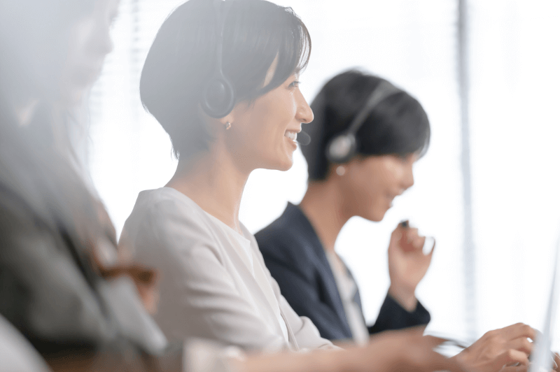 お客さまセンターが効率よく円滑に運用できるようサポート