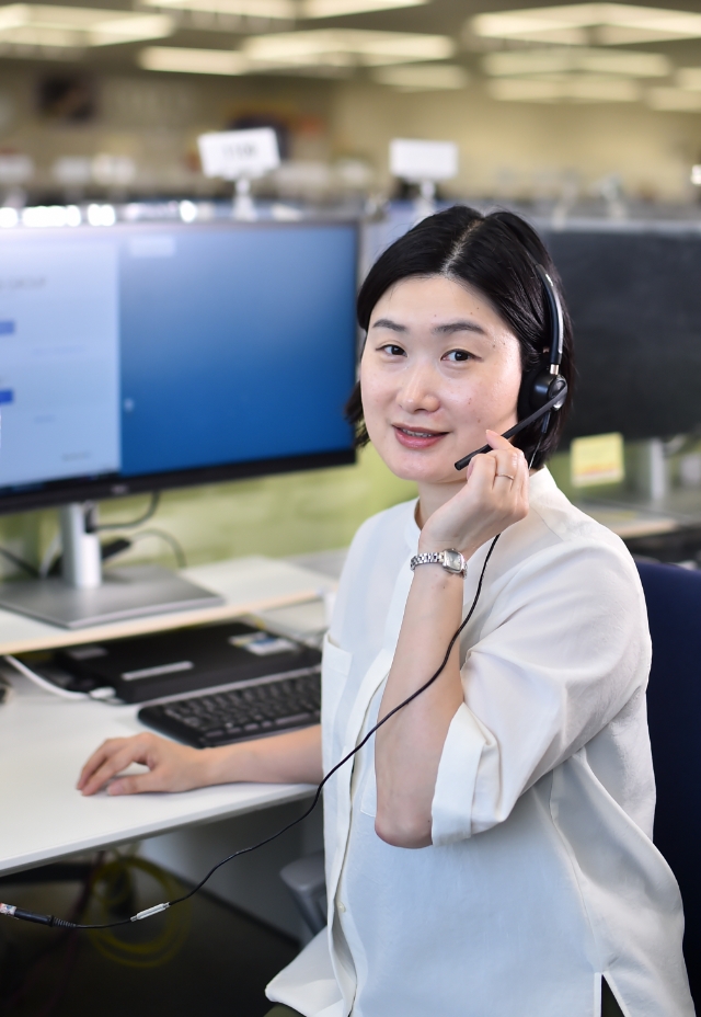 メンバーの教育や要員配置・対応フォローで、円滑なセンター運営をサポート。